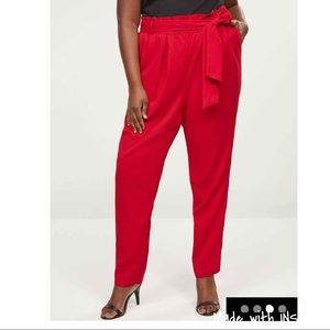 NWT Lane Bryant Ankle Pants Color-Venetian Red
